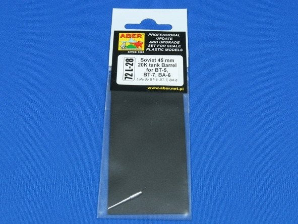 Aber 72L-28 Lufa 45 mm 20K do BT-5, BT-7, BA-6 / Soviet 45mm 20K tank barrel for BT-5, BT-7, BA-5 1/72 – Bild 4