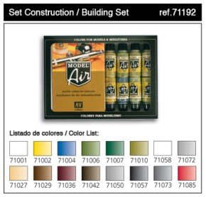 Vallejo 71192 Model Air - Building Model Set 16pcs – image 2