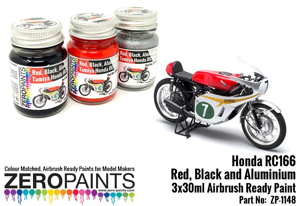 Kit de peinture Zero Paints ZP-1143 Honda RC166 (3 x 30 ml)