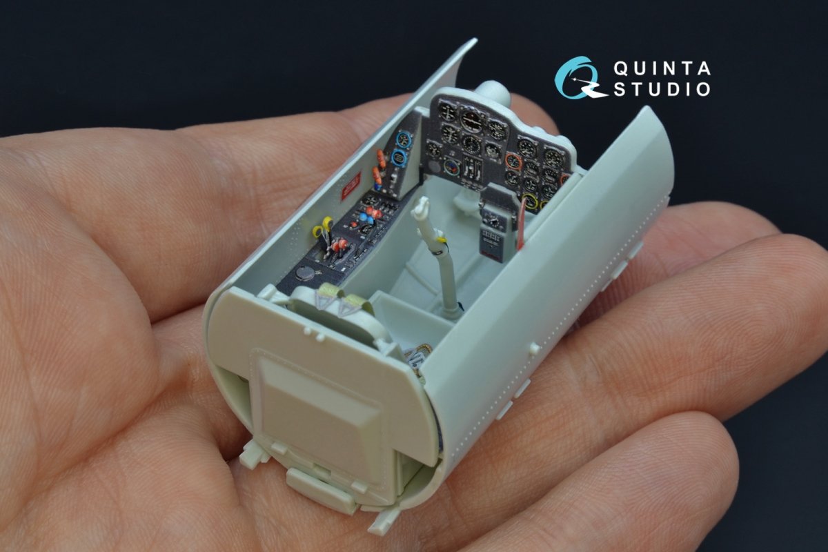 Quinta Studio QD32069 Me 262A 3D-Printed &amp;amp; coloured Interior on decal paper (Revell) 1/32 – imagen 4