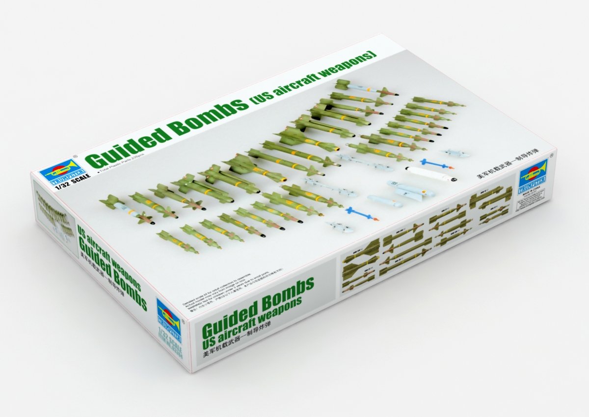 Trumpeter 03304 US Guided bombs (US aircraft weapons) 1/32 – zdjęcie 3