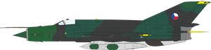 Eduard 2156 Erka - MiG-21 R in the Czechoslovak, Czech, and Slovak Air Forces 1/72