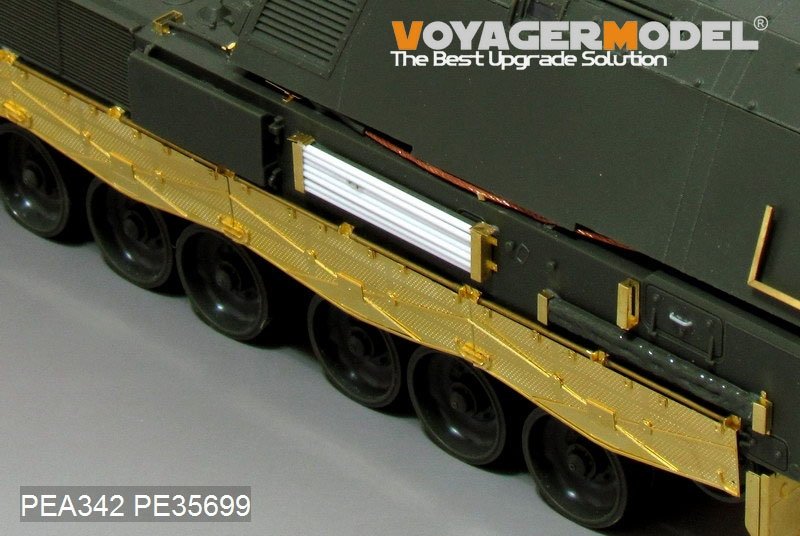 Voyager Model PEA342 Modern German PzH2000 Side skirts (For MENG TS-012) 1/35 – immagine 5