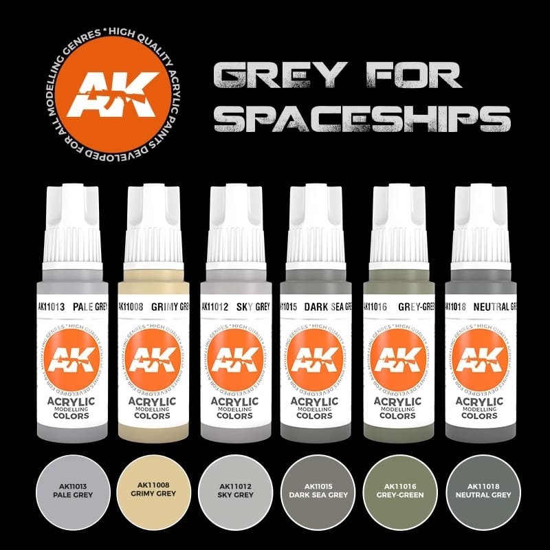 AK Interactive AK11614 3G GREY FOR SPACESHIPS – imagen 2