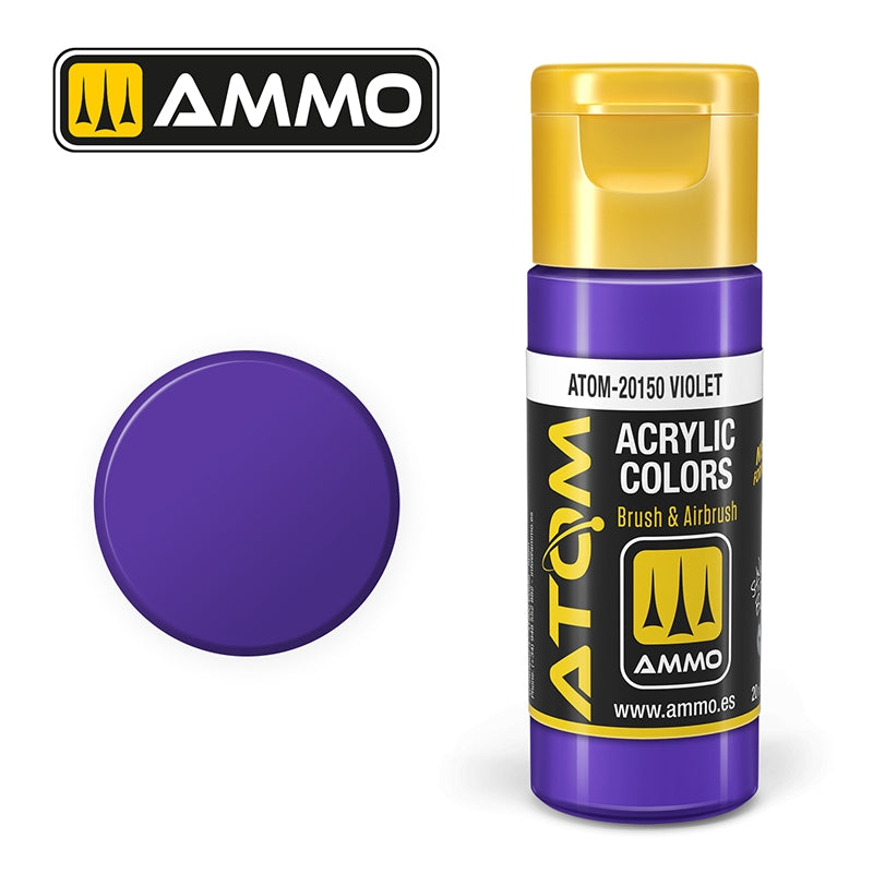 AMMO de Mig Jimenez 20150 ATOM COLOR Violet 20ml