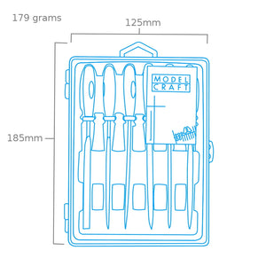 Modelcraft PFL6004 6 Pce Needle File Set – zdjęcie 3