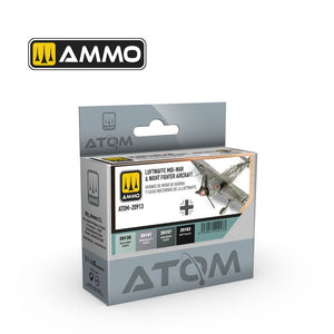 AMMO par Mig Jimenez 20913 TOM Peinture acrylique : Coffret d&amp;#39;avions de chasse de nuit de la Luftwaffe (milieu de la guerre) 4 x 20 ml