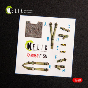 KELIK K48069 F-5N INTERIOR 3D DECALS FOR AFV CLUB KIT 1/48 – imagen 3