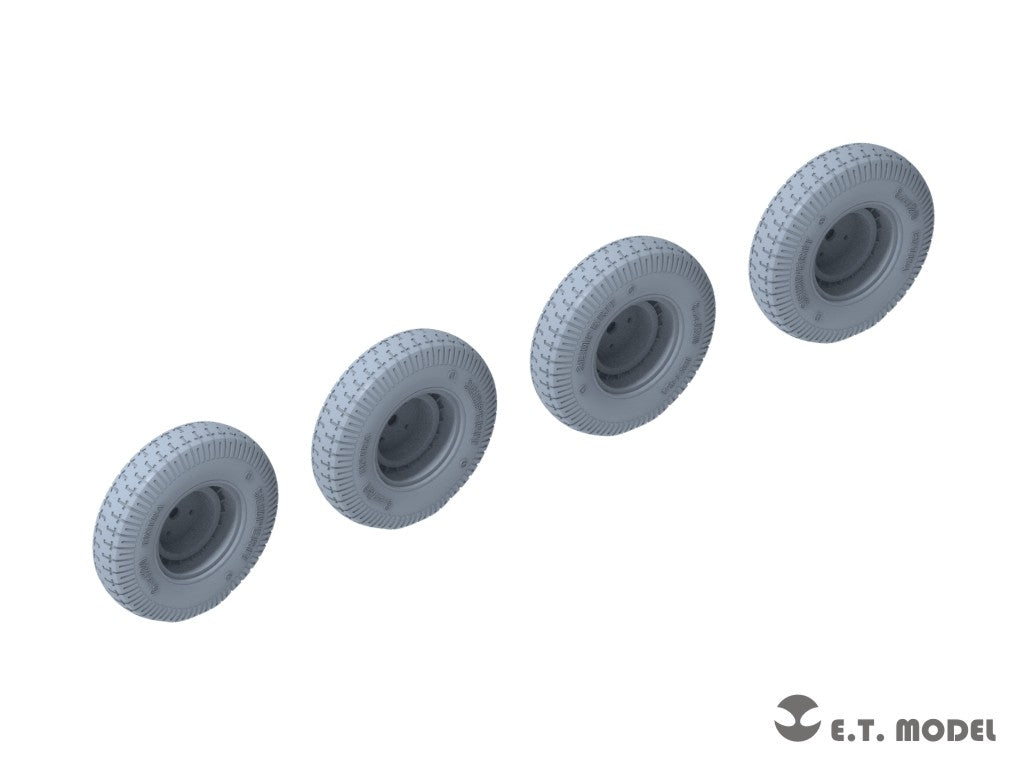 E.T. Model P35-105 WWII German Sd.Kfz.234 Large Diameter Weighted Wheels Type.5 1/35 – imagen 3