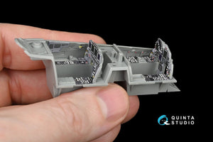 Quinta Studio QD48090 F-15E 3D-Printed &amp;amp; coloured Interior on decal paper (for GWH kit) 1/48 – imagen 10