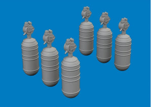 Eduard 672396 WWII USAAF oxygen cylinder A-6 1/72 – imagen 2