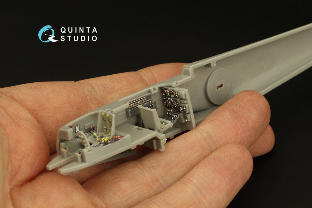 Quinta Studio QD72062 Me 410 3D-Printed &amp;amp; coloured Interior on decal paper (Fine Molds) 1/72 – imagen 8