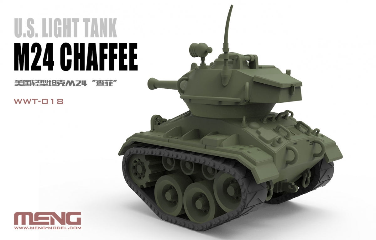 Meng Model WWT-018 M24 Chaffee U.S. Light Tank – immagine 2