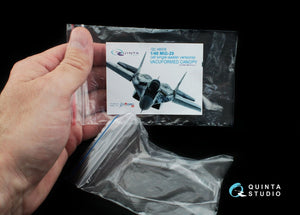 Quinta Studio QC48008 MiG-29 (All single seater version) vacuformed clear canopy (for GWH kits) 1/48 – imagen 5