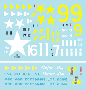 Star Decals 35-C1045 États-Unis en Afrique du Nord 1942-43 # 1 1/35 – image 3
