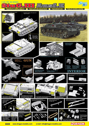 Dragon 6688 StuG.III Ausf.E 1/35 – imagen 5