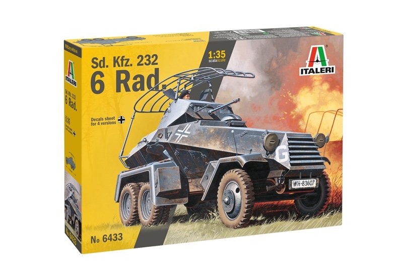 Italeri 6433 Sd.Kfz.232 6-Rad 1/35 – imagen 2