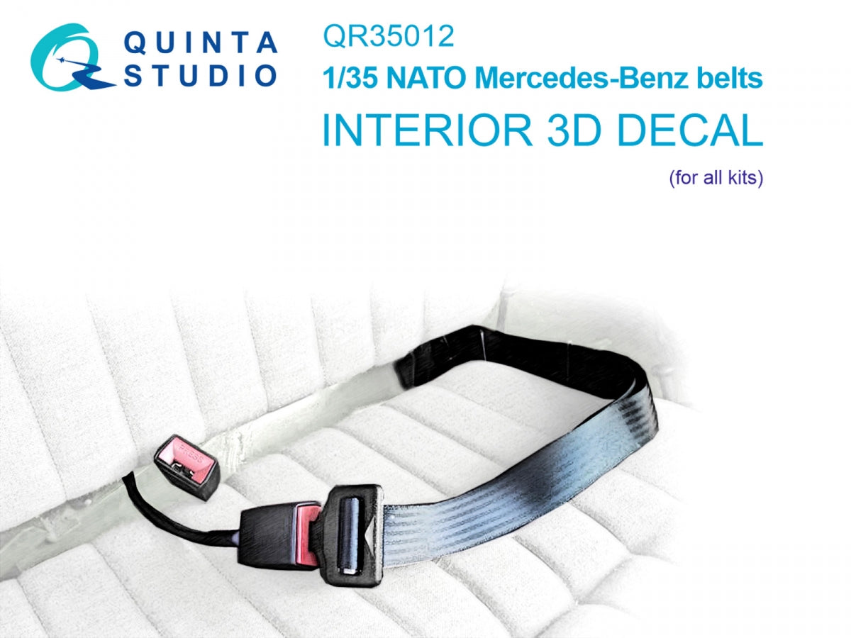 Ceintures OTAN Mercedes-Benz Quinta Studio QR35012 (Tous les kits), 2 pièces 1/35