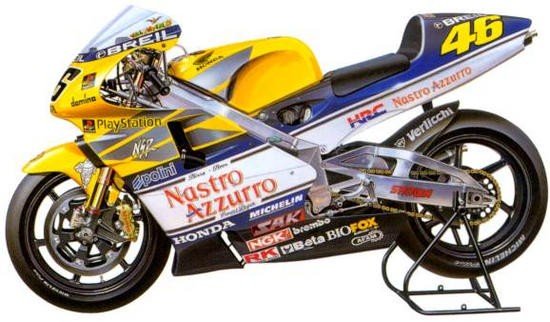 Tamiya 14082 Nastro Azzurzo Honda NSR500 1/12 – Bild 2