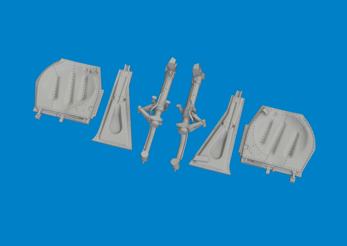 Eduard 672384 P-51D undercarriage legs PRINT EDUARD 1/72 – imagen 3