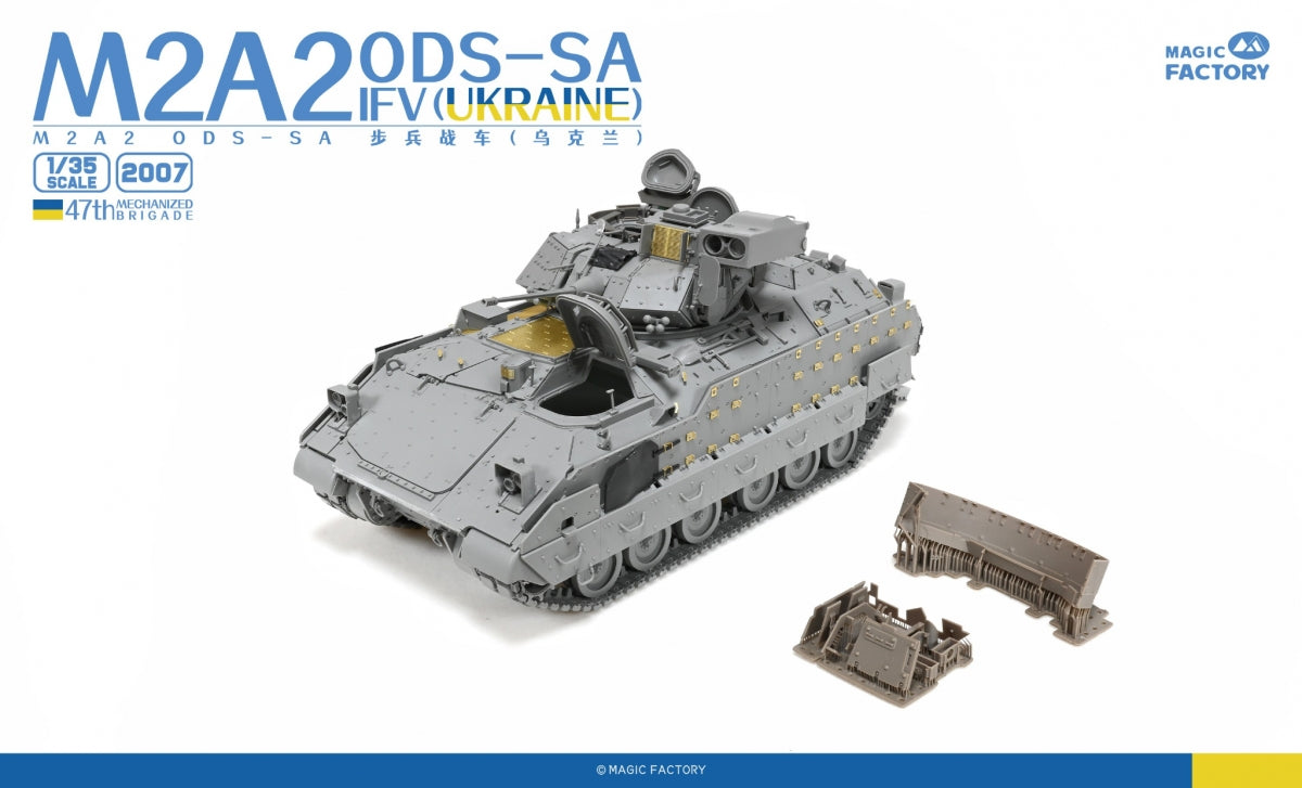 Magic Factory 2007 M2A2 ODS-SA IFV in Ukrainian Service (47th Mechanized Brigade) 1/35 – imagen 8