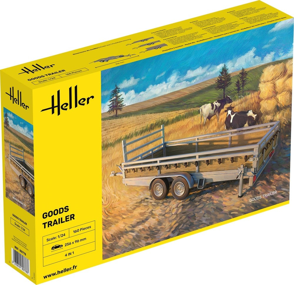 Heller 80778 Goods Trailer 1/24 – zdjęcie 9