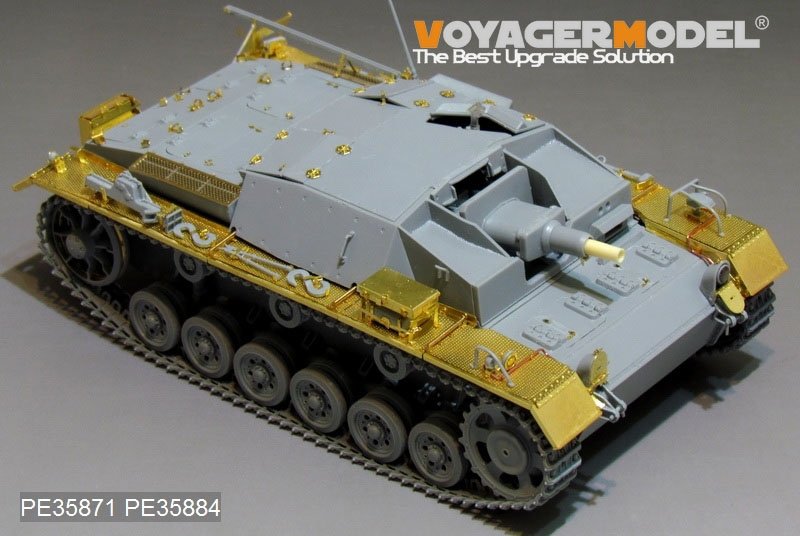 Voyager Model PE35884 WWII German StuG.III Ausf.A-D fenders for DRAGON 1/35 – imagen 2