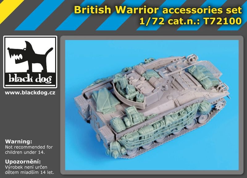 Black Dog T72100 British Warrior accessories set for Trumpeter 1/72 – imagen 2