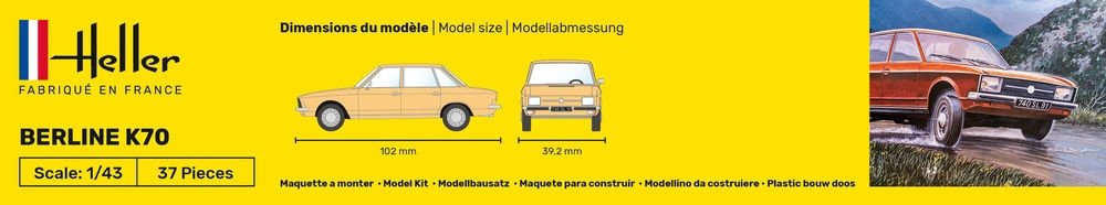 Heller 80176 Berline K70 1/43 – imagen 4