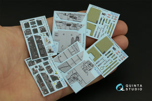 Quinta Studio QD32147 F/A-18B 3D-Printed &amp;amp; coloured Interior on decal paper (Academy) 1/32 – imagen 2