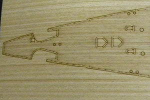 Pontos 35012WD1 DKM Scharnhorst Wooden Deck set Type 1 1/350 – imagen 2