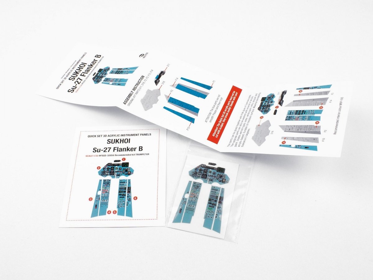 Red Fox Studio QS-32056 Sukhoi Su-27 Flanker B Trumpeter 1/32 – imagen 2