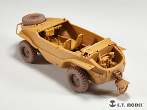 E.T. Model P35-136 WWII German Schwimmwagen Type166 Sagged wheels Wide For TAMIYA Kit 1/35 – Bild 7