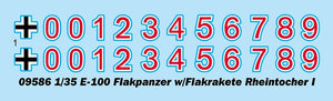 Trumpeter 09586 E-100 Flakpanzer w/Flakrakete Rheintocher I 1/35 – imagen 3
