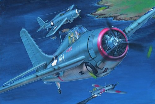 Trumpeter 02225 Grumman F4F- 3 "Wildcat"(late) 1/32