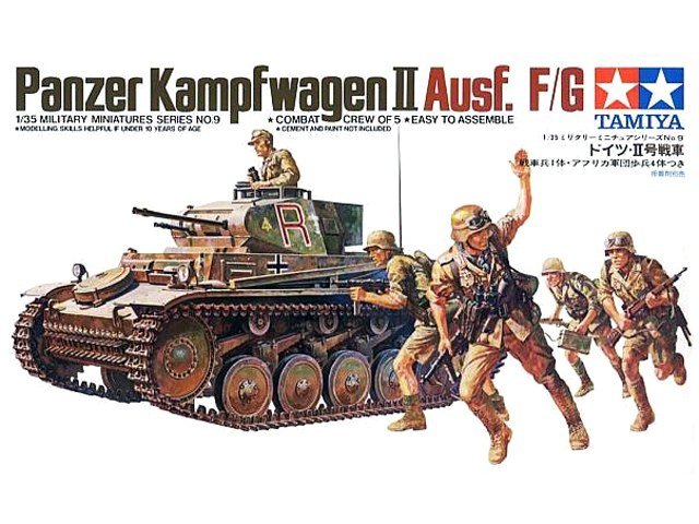TAMIYA 35009 PanzerKampfWagen II 1/35 – zdjęcie 2