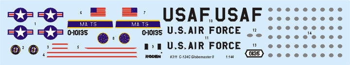 Roden 311 Douglas C-124C Globemaster II 1/144 – zdjęcie 3