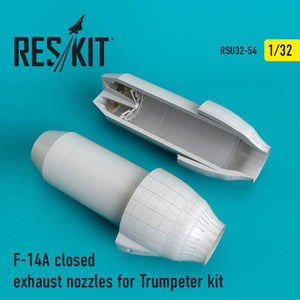 RESKIT RSU32-0054 F-14A &amp;quot;TOMCAT&amp;quot;CLOSED EXHAUST NOZZLES FOR TRUMPETER KIT 1/32