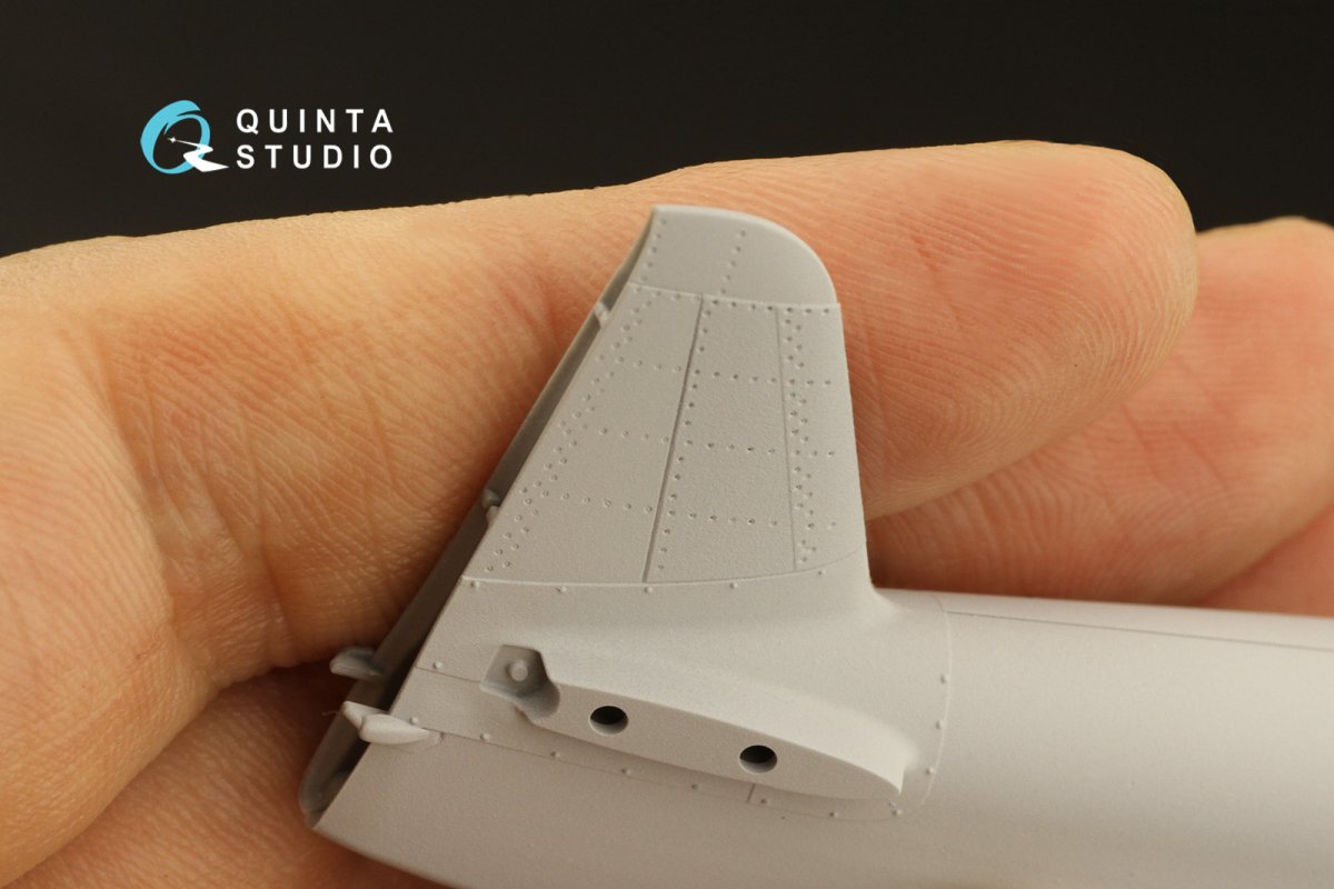 Quinta Studio QP48013 Yak-9D Exterior set (Zvezda) 1/48 – Bild 9