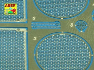 Aber 35G01 Grilles for german tank Grilles for PzKpfw V Ausf.A/D Panther (Sd.Kfz.181) 1/35 – zdjęcie 3