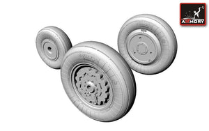 Armory Models AW48008 Sukhoj Su-17/-22 wheels 1/48 – imagen 4