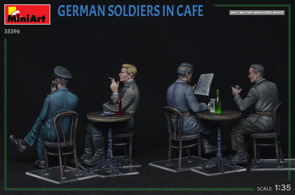 MiniArt 35396 GERMAN SOLDIERS IN CAFE 1/35 – immagine 6