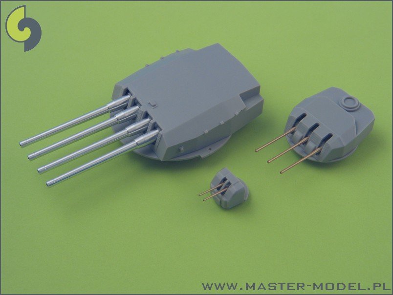 Master SM-350-039 Richelieu armament - 380mm(8pcs), 152mm(9pcs), 100mm(12pcs) barrels – imagen 5