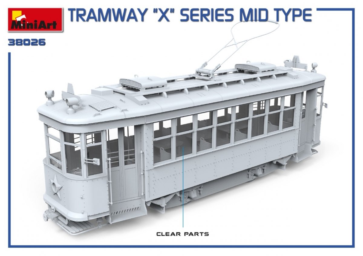 Miniart 38026 Tramway &amp;quot;X&amp;quot; Series 1/35 – imagen 4