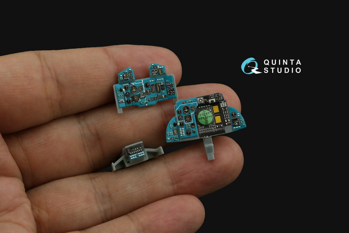 Quinta Studio QDS-48504 MiG-31B 3D-Printed &amp;amp; coloured Interior on decal paper (Hobby Boss) (Small version) 1/48 – imagen 8