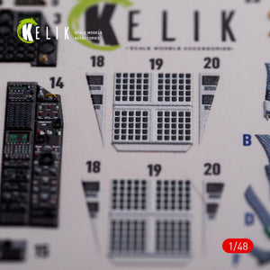KELIK K48017 A-10C &amp;quot;Thunderbolt &amp;quot; interior 3D decals for Academy kit 1/48 – Bild 7
