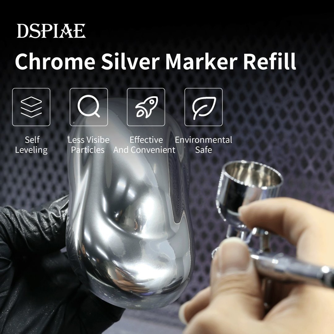 DSPIAE CR-10 Chrome Silver Refill For Markers (10ml) – imagen 7