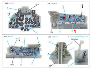 Quinta Studio QDS-72168 Su-17M3 3D-Printed coloured Interior on decal paper (Modelsvit) (small version) 1/72 – imagen 8