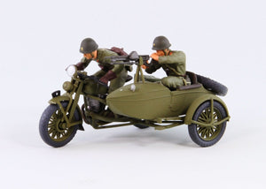 Pit-Road G50 IJA Type 97 Motorcycle Rikuo with Figure 1/35 – imagen 4