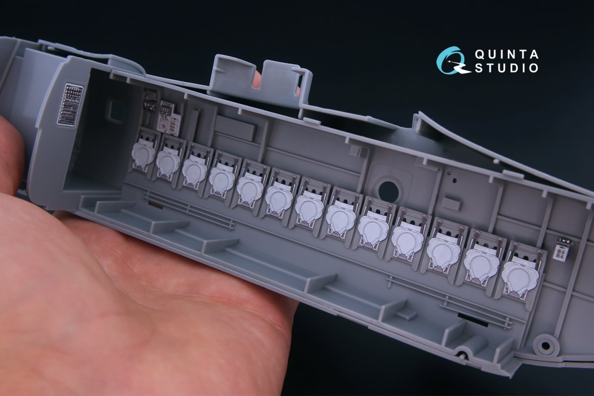 Quinta Studio QR48005 MV-22 Osprey folded seats (26 pcs) (for Hobby Boss kit) 1/48 – immagine 5